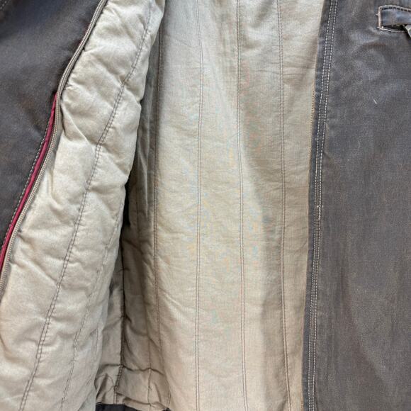 Sundance Jacket Men's XL Brown Waxed Canvas Lined Full Zip Western Ranch Gear - Picture 5 of 14